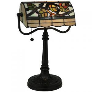 Home Office Small Lamp For Desk Tiffany Vineyard Bankers Lamp