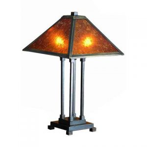 Table Lamp With Mica Shade