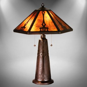 Mica Rustic Table Lamp handcrafted lighting for home decor