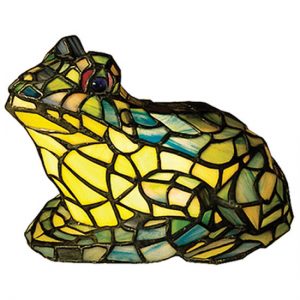 Frog Stained Glass Lamp Small Table Lighting for Home Decoration