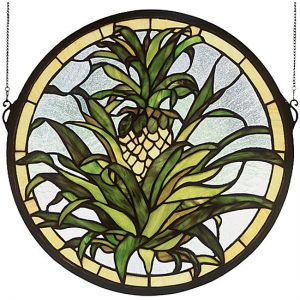 Pineapple Stained Glass Window | Ceiling Hanging Ornaments