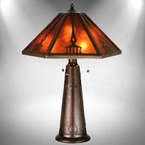 Arts & Crafts Mica Shade Table Lamp Lighting ideas for Home Decor