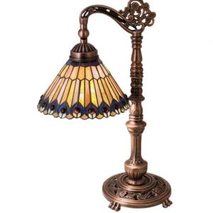 Bridge Arm Small Lamp For Desk Stained Glass Lighting