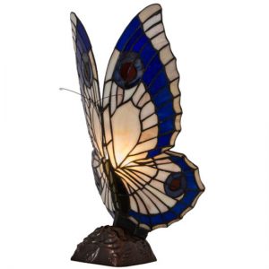 Butterfly Lamp Blue Table Lighting for Home Decor