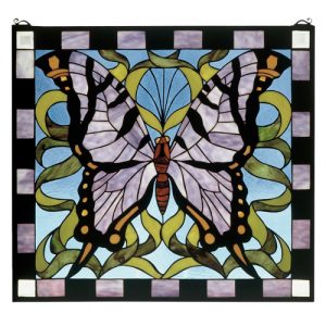 Butterfly Stained Glass Window