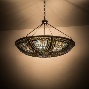 Cathedral Glass Hanging Lights For Living Room Tiffany Stained Glass