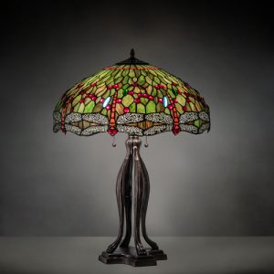 Dragonfly Design Stained Glass Table Lamp Home Decorations