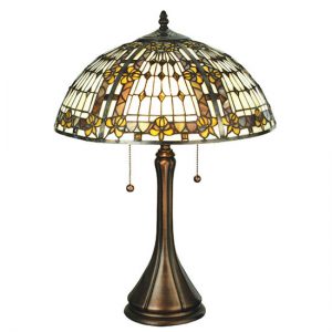 Fleur De Lis Lamp Tiffany Style Stained Art Glass Shades