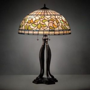 French Country Autumn Leaf Table Lamp Lighting for Home Decorations