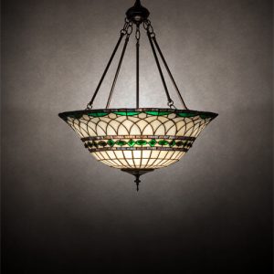 Italian Style Hanging Lights Dining Room Tiffany Stained Glass