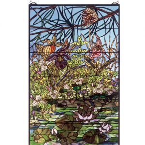 Lily Pond Glenn Stained Glass Window Hangings Home Decor Art