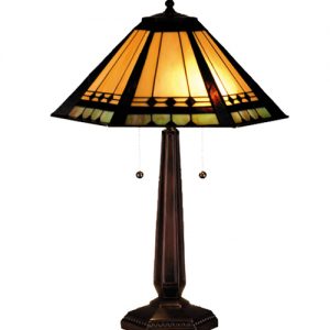 Mission Style Stained Glass Lamp Art Glass Shades