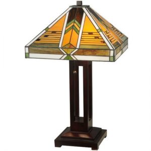Mission Style Table Lamps Lighting Tiffany Style Stained Glass