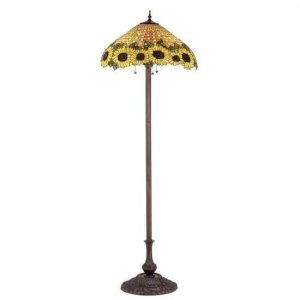 Sunflower Shade Stand up Lamps Living Room Tiffany Style Decoration