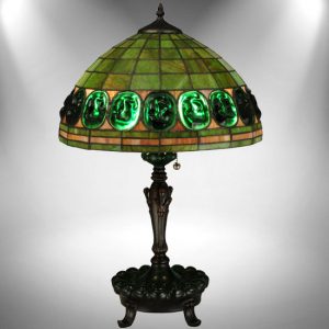 Tiffany Style Turtleback Table Lamp Reproduction Antique Lighting