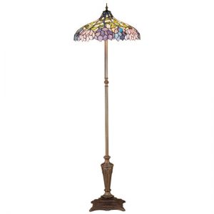 Wisteria Pink Shade Stand up Lamps Tiffany Style Decoration