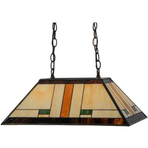 Art Deco Hanging Lights For Island Glenn Shop Stained Glass