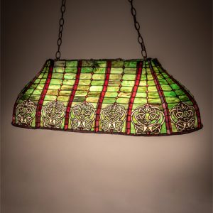 Celtic Knot Stained Glass Lamp For Island Ancient Viking Designs